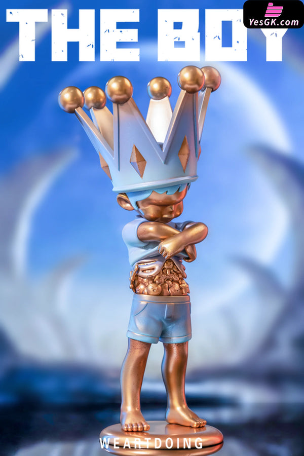 Original The Boy Series Blue Sky & Bronze Statue - WeArtDoing Studio [In-Stock] - Full Payment / Blue Sky - Original
