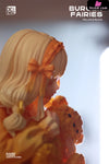 Original The Sleeping Beauty-Burger Fairies- Yellow & Fairies-Black Resin Statue - Weartdoing