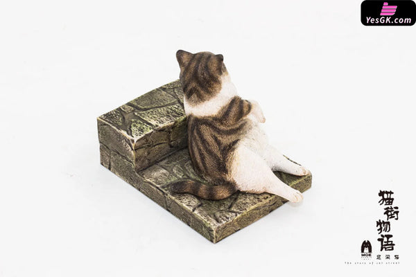 Original The Story of Cat Series LazyCat Orange Cat & Piebald Cat & Black Cat Statue - WeArtDoing Studio [In-Stock]