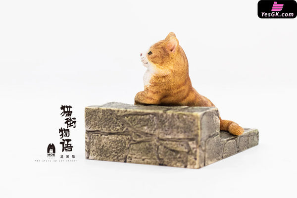 Original The Story of Cat Series LazyCat Orange Cat & Piebald Cat & Black Cat Statue - WeArtDoing Studio [In-Stock]