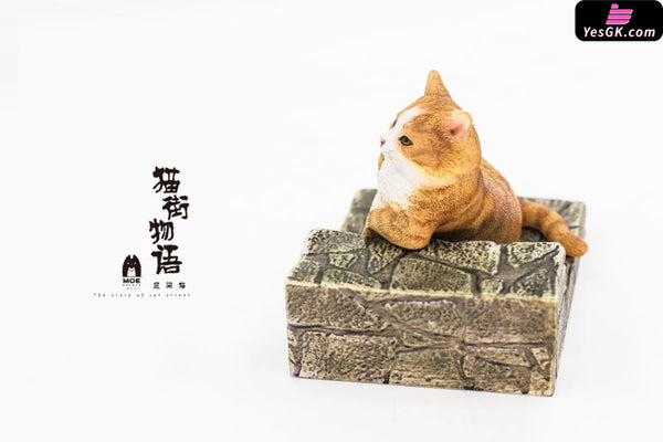 Original The Story of Cat Series LazyCat Orange Cat & Piebald Cat & Black Cat Statue - WeArtDoing Studio [In-Stock]