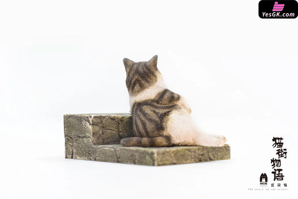 Original The Story of Cat Series LazyCat Orange Cat & Piebald Cat & Black Cat Statue - WeArtDoing Studio [In-Stock]