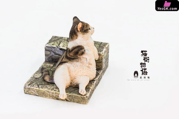 Original The Story of Cat Series LazyCat Orange Cat & Piebald Cat & Black Cat Statue - WeArtDoing Studio [In-Stock]