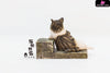 Original The Story of Cat Series LazyCat Orange Cat & Piebald Cat & Black Cat Statue - WeArtDoing Studio [In-Stock]
