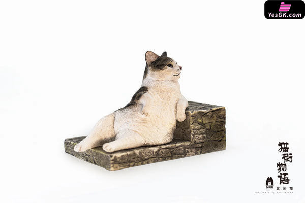 Original The Story of Cat Series LazyCat Orange Cat & Piebald Cat & Black Cat Statue - WeArtDoing Studio [In-Stock]