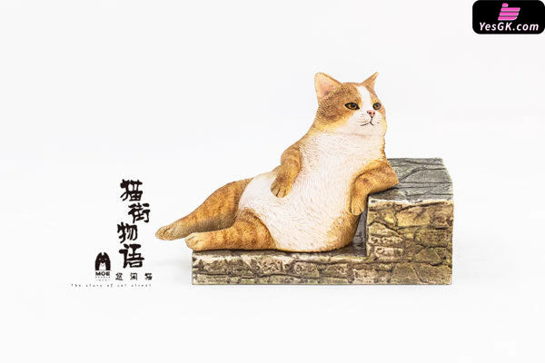 Original The Story of Cat Series LazyCat Orange Cat & Piebald Cat & Black Cat Statue - WeArtDoing Studio [In-Stock]