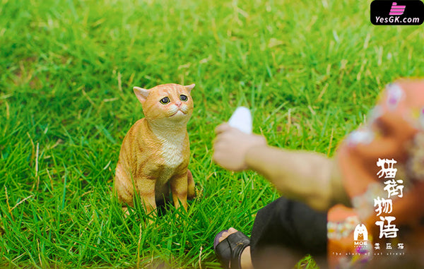 Original The Story of Cat Series Sad Cat Piebald Cat Art Toys - WeArtDoing Studio [In-Stock] - Original Design