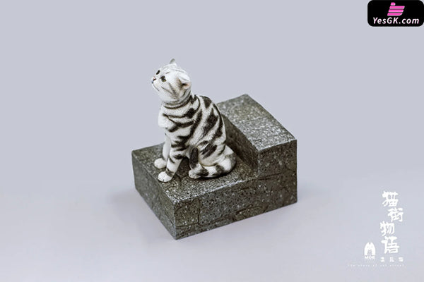 Original The Story of Cat Series Sad Cat Piebald Cat Art Toys - WeArtDoing Studio [In-Stock] - Original Design