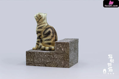 Original The Story of Cat Series Sad Cat Piebald Cat Art Toys - WeArtDoing Studio [In-Stock] - Original Design
