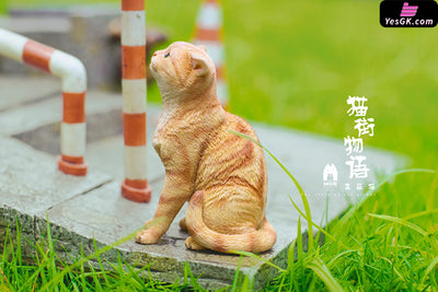 Original The Story of Cat Series Sad Cat Piebald Cat Art Toys - WeArtDoing Studio [In-Stock] - Original Design