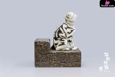 Original The Story of Cat Series Sad Cat Piebald Cat Art Toys - WeArtDoing Studio [In-Stock] - Full Payment / Silver