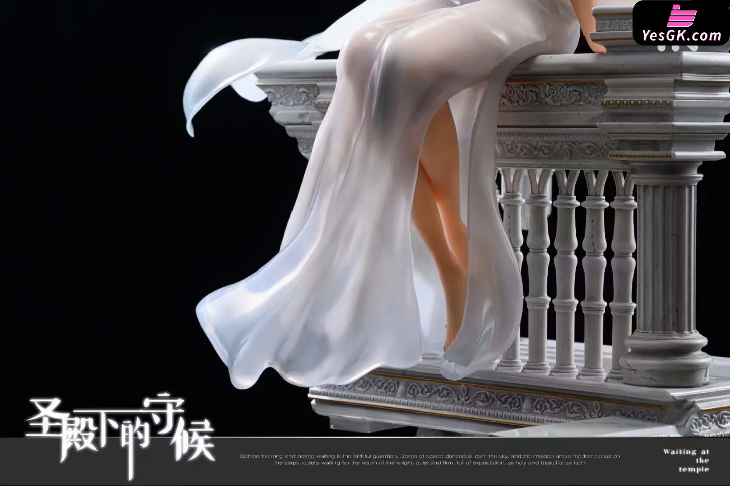 Original Waiting Under The Temple Statue - Tx Studio [Pre-Order]