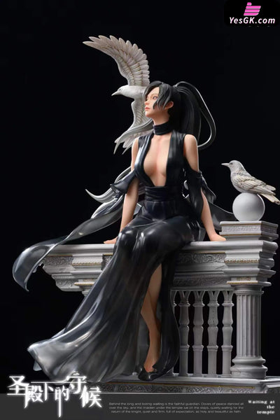 Original Waiting Under The Temple Statue - Tx Studio [Pre-Order]
