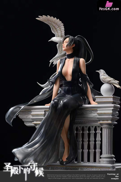 Original Waiting Under The Temple Statue - Tx Studio [Pre-Order]