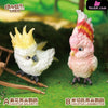 Original What Bird? Series Sunflower Parrot & Mitchell Gk Statue - Animal Bangbang Studio