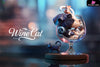 Original Wine Cat Statue - WeArtDoing Studio