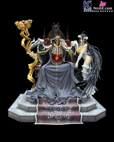 Overlord Ainz Ooal Gown & Albedo 1/4 Statue - KADOKAWA Studio & ACME Studio [In-Stock] Full Payment / Ainz + Albedo