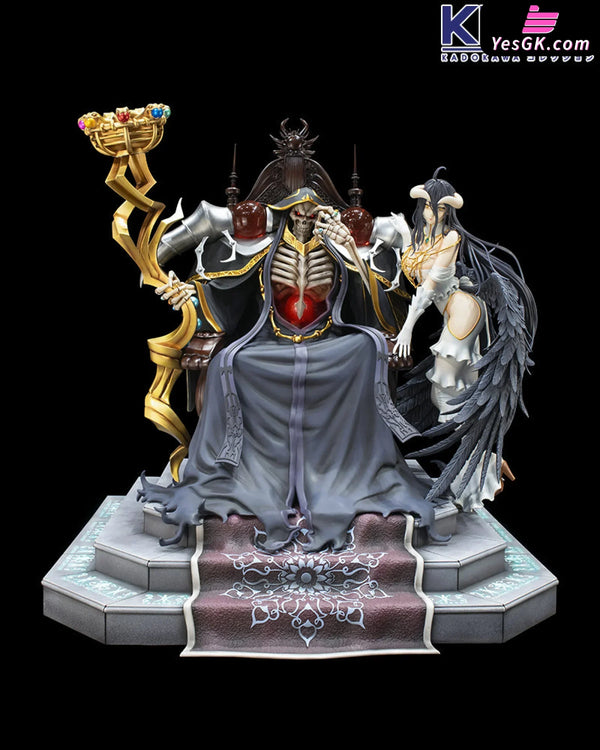 Overlord Ainz Ooal Gown & Albedo 1/4 Statue - KADOKAWA Studio & ACME Studio [In-Stock] Full Payment / Ainz + Albedo