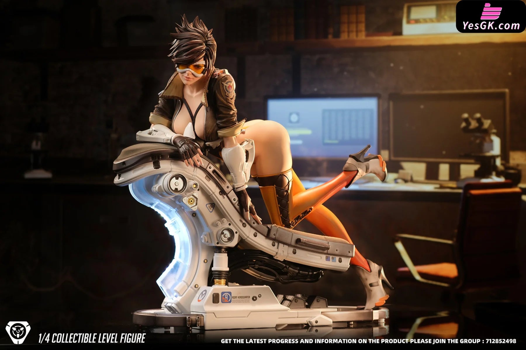 Overwatch Tracer Resin Statue - Dtalon Studio [Pre-Order] Deposit / Standard Version Nsfw 18 +