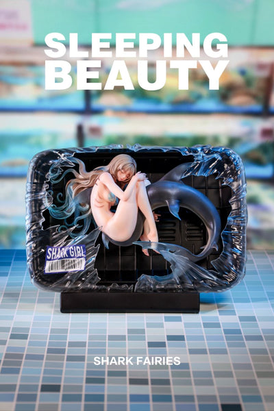 Shark Girl-Sleeping Beauty-Black Fin & Silver Fin Licensed Statue - WeArtDoing Studio [Pre-Order]