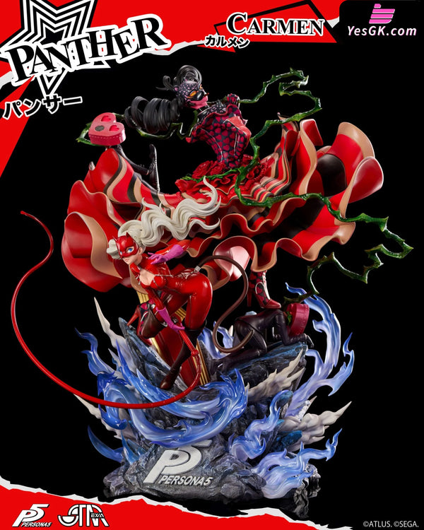PANTHER Ann Takamaki with Carmen (Licensed) Statue - STAREXVA Studio [Pre-Order] Others
