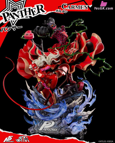 PANTHER Ann Takamaki with Carmen (Licensed) Statue - STAREXVA Studio [Pre-Order] Others