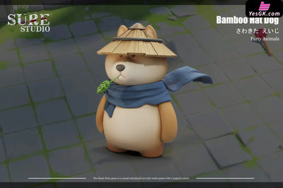 Party Animals Bamboo Hat Dog Statue - Sure Studio [Pre - Order] Deposit Others
