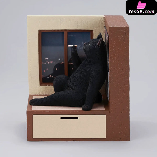 Philosopher Cat at the Windowsill Licensed Statue - JXK Studio [Pre-Order] - Deposit / JXK317-A - Original Design