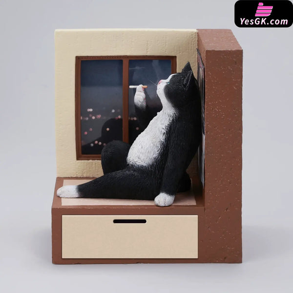 Philosopher Cat at the Windowsill Licensed Statue - JXK Studio [Pre-Order] - Deposit / JXK317-C - Original Design