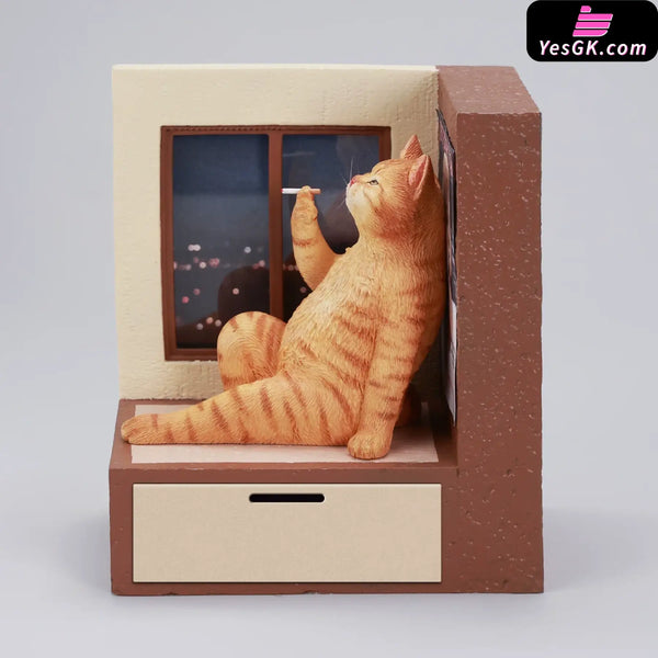 Philosopher Cat at the Windowsill Licensed Statue - JXK Studio [Pre-Order] - Deposit / JXK317-D - Original Design