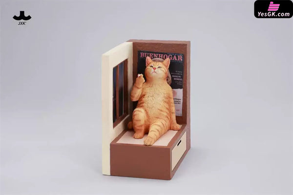 Philosopher Cat at the Windowsill Licensed Statue - JXK Studio [Pre-Order] - Original Design