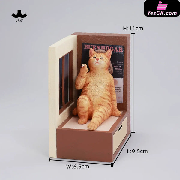 Philosopher Cat at the Windowsill Licensed Statue - JXK Studio [Pre-Order] - Original Design