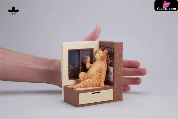 Philosopher Cat at the Windowsill Licensed Statue - JXK Studio [Pre-Order] - Original Design
