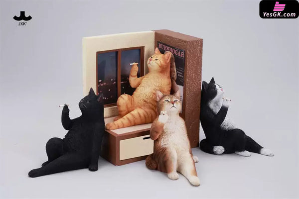 Philosopher Cat at the Windowsill Licensed Statue - JXK Studio [Pre-Order] - Original Design