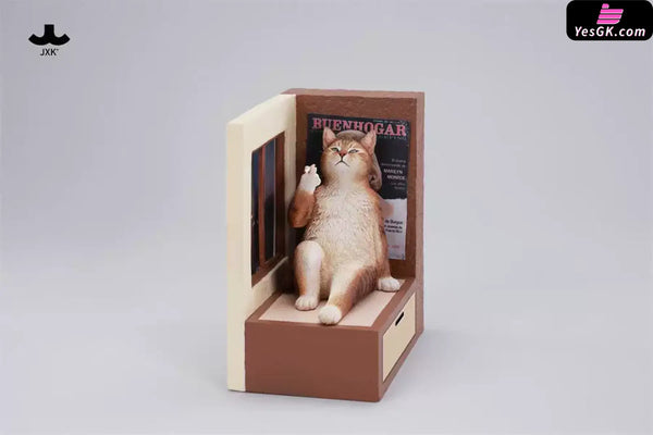 Philosopher Cat at the Windowsill Licensed Statue - JXK Studio [Pre-Order] - Original Design