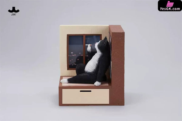 Philosopher Cat at the Windowsill Licensed Statue - JXK Studio [Pre-Order] - Original Design