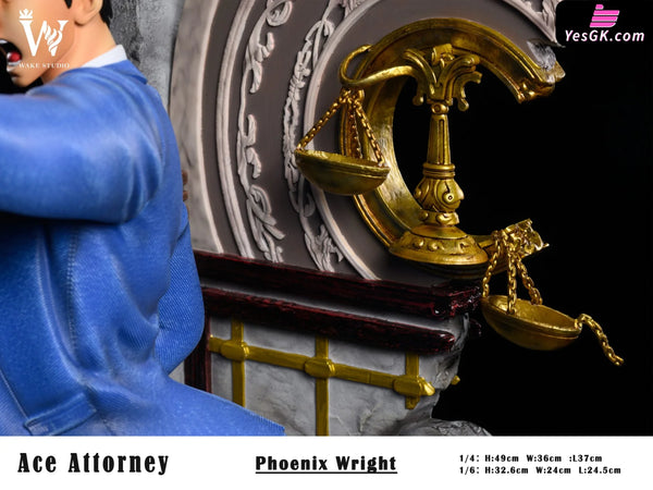 Ace Attorney Phoenix Wright Resin Statue - Wake Studio [Pre-Order] Others