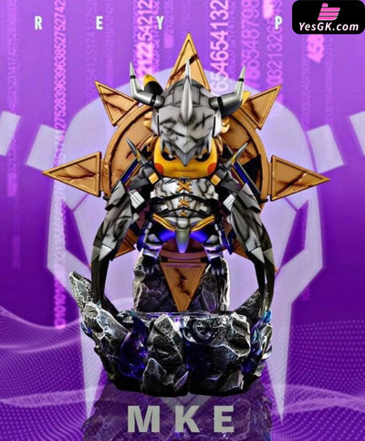 Pikachu Cosplay Wargreymon Resin Statue - Model Kinetic Energy Studio [In-Stock] Full Payment / Black Pokémon