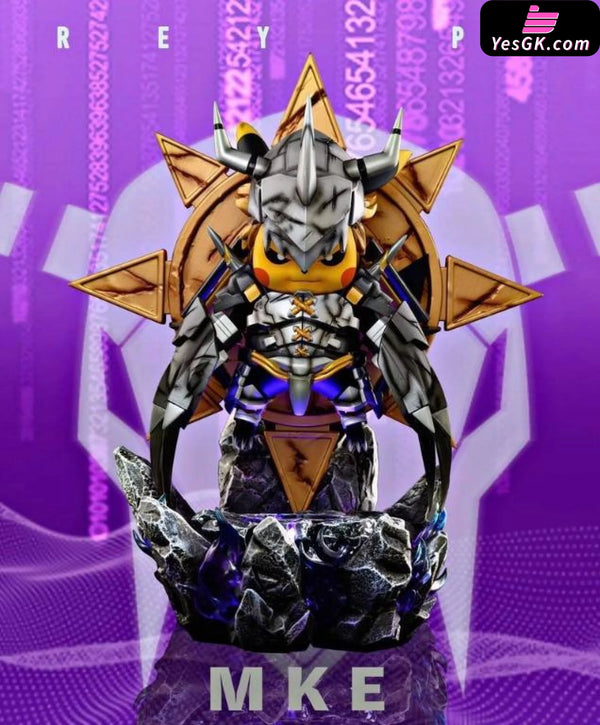 Pikachu Cosplay Wargreymon Resin Statue - Model Kinetic Energy Studio [In-Stock] Full Payment / Black Pokémon