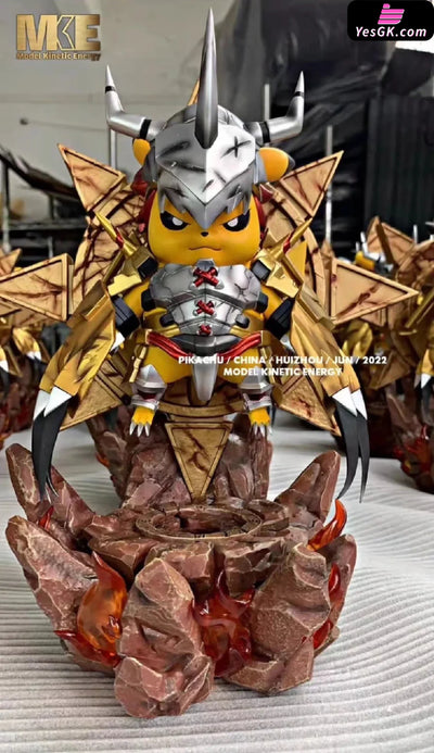 Pikachu Cosplay Wargreymon Resin Statue - Model Kinetic Energy Studio [In-Stock] Pokémon