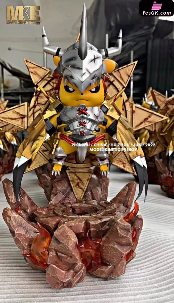 Pikachu Cosplay Wargreymon Resin Statue - Model Kinetic Energy Studio [In-Stock] Pokémon