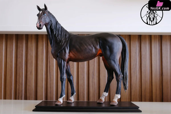 Planet Earth Series 009 Akhal Teke Horse Statue - Aphid Studio [Pre-Order Closed] - Full Payment / 1/35 Scale Black