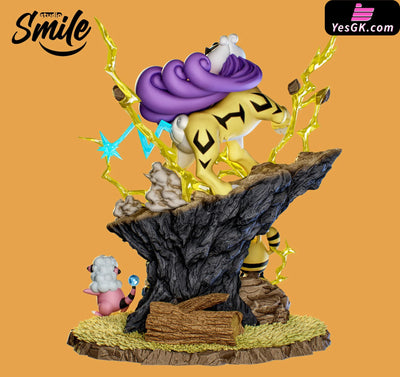 Pokémon 02 series of the Ecology gk series Legendary beasts Raikou Ecology GK Statue - Smile Studio [Pre-Order] Pokémon