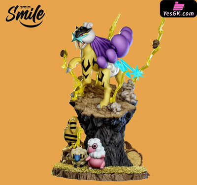 Pokémon 02 series of the Ecology gk series Legendary beasts Raikou Ecology GK Statue - Smile Studio [Pre-Order] Pokémon