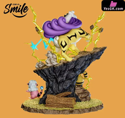 Pokémon 02 series of the Ecology gk series Legendary beasts Raikou Ecology GK Statue - Smile Studio [Pre-Order] Pokémon