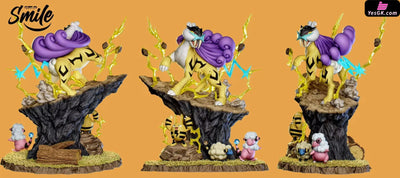 Pokémon 02 series of the Ecology gk series Legendary beasts Raikou Ecology GK Statue - Smile Studio [Pre-Order] Pokémon