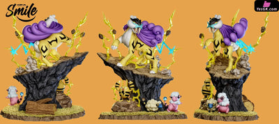 Pokémon 02 series of the Ecology gk series Legendary beasts Raikou Ecology GK Statue - Smile Studio [Pre-Order] Pokémon