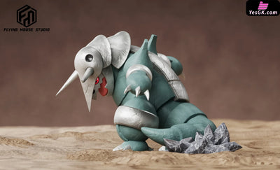 Pokémon 1/20 Aggron Statue - Flying Mouse Studio [Pre-Order] Deposit / Battle Damage Version