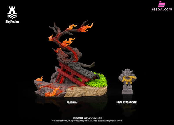 Pokémon 1/20 Ecological Scene Ninetales Evolution Group GK Statue - SkyRealm Studio [Pre-Order] - Pokemon