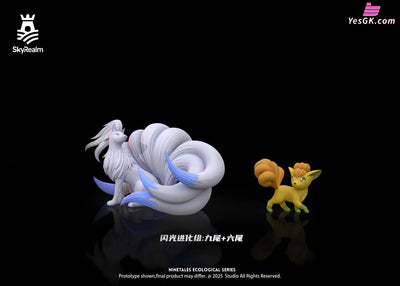 Pokémon 1/20 Ecological Scene Ninetales Evolution Group GK Statue - SkyRealm Studio [Pre-Order] - Deposit / Shiny Color